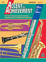 Accent on Achievement, Book 3 Baritone BC band method book cover Thumbnail